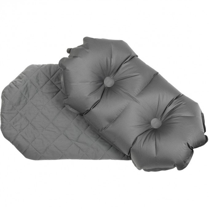 Надувная подушка KLYMIT PILLOW LUXE GREY Серая 12LPGY01D